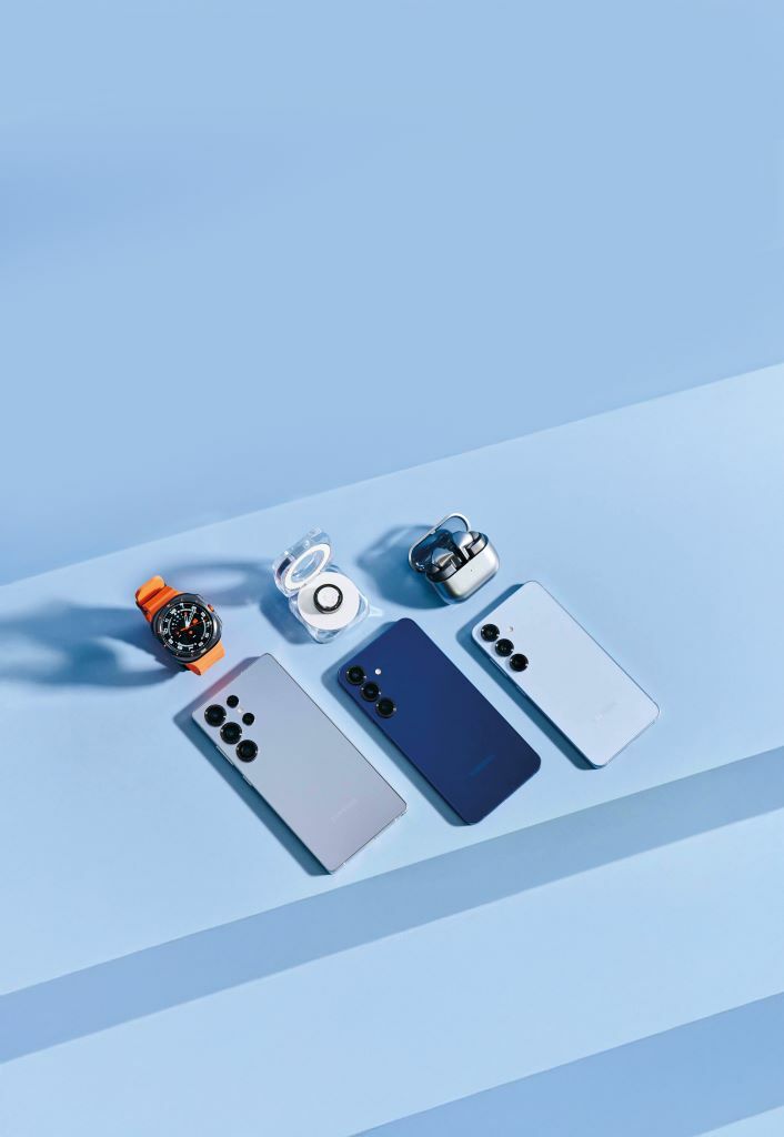 mehrere Samsung Mobilfunkgeräte