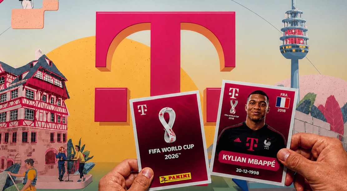 es werden Sticker getauscht